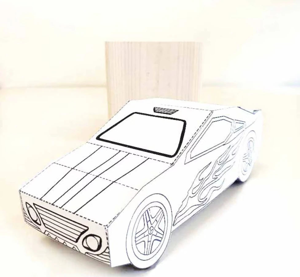 Tesla Cyber Car - Let Your Child Build Their Own Car! A Fun and Creative Craft Kit to Spark Imagination – Perfect for Quality Time Together