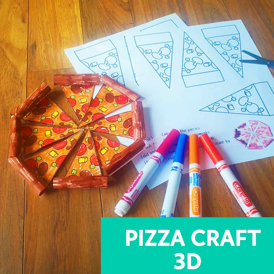 Pizza Craft: Fun & Engaging Fine Motor Activity for Preschoolers!