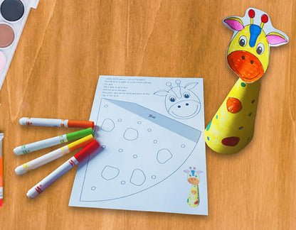 Giraffe Craft – A Fun & Easy Activity to Boost Your Child’s Skills